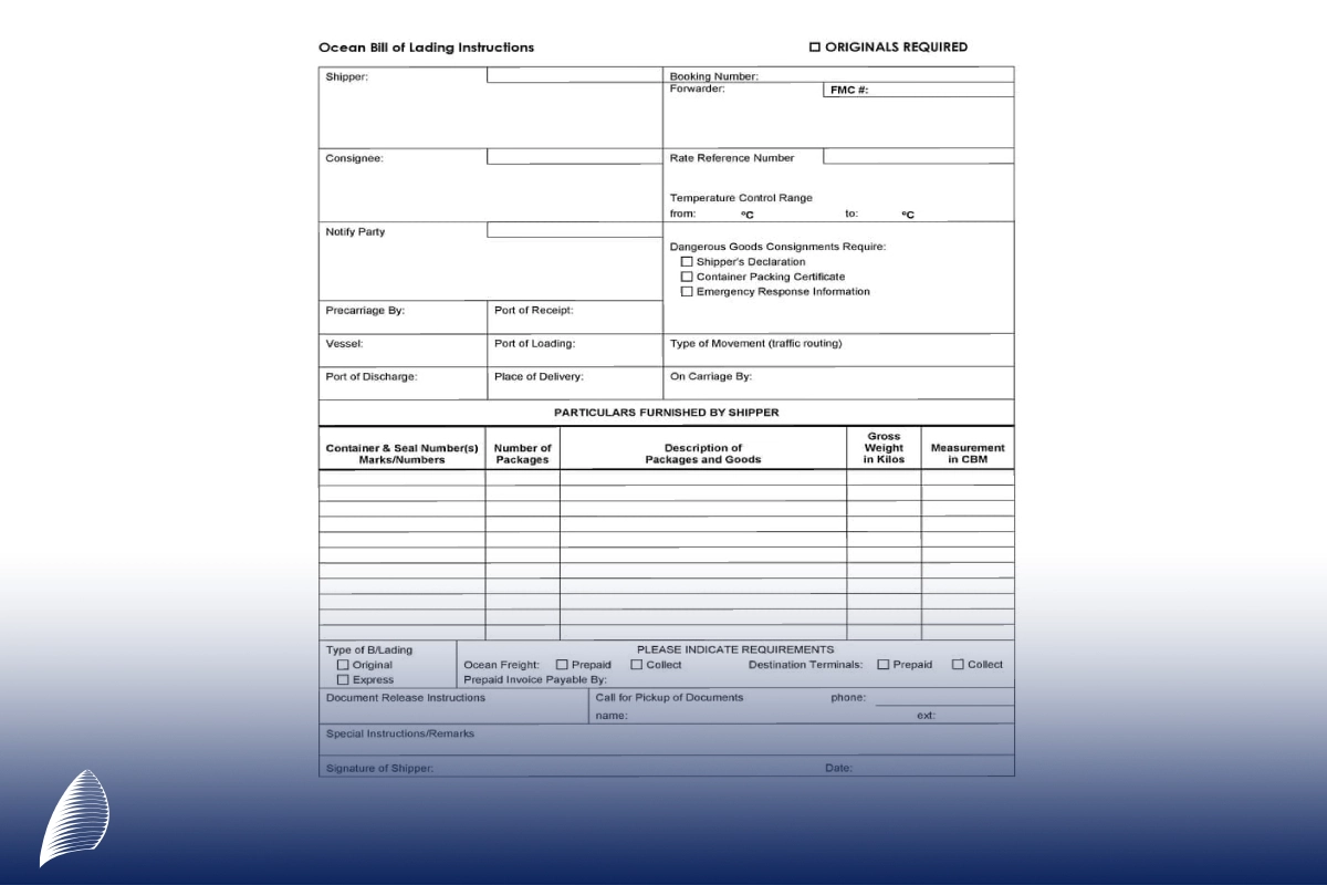 انواع بارنامه