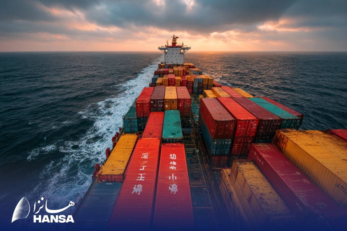 حمل کانتینر از چین به بندرعباس